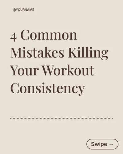 Brown Editorial Creator style for Fitness & Nutrition Coaches template preview