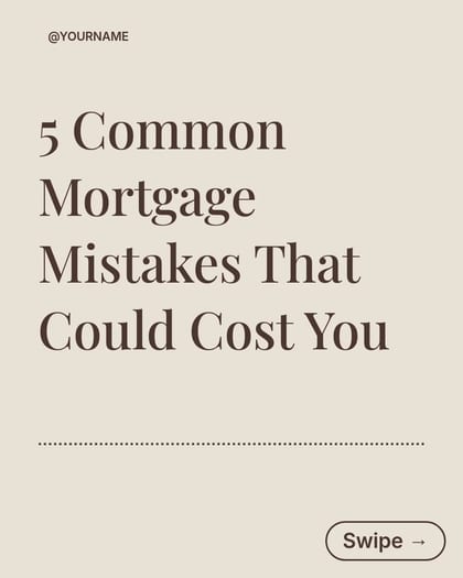 Brown Editorial Creator style for Mortgage Brokers template preview