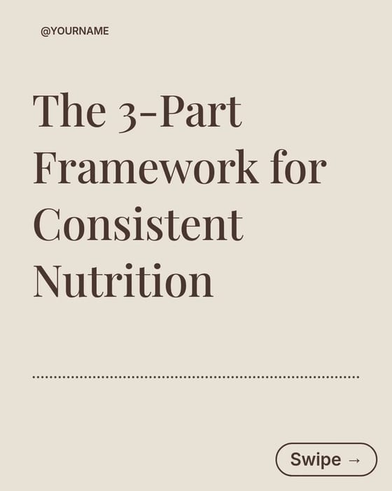 Client Adherence Framework template preview