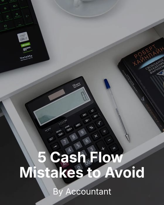 Cash Flow Mistakes template preview