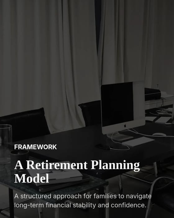 Retirement Planning Framework template preview