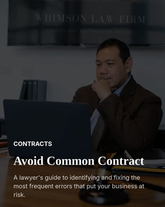 Contract Mistakes template preview