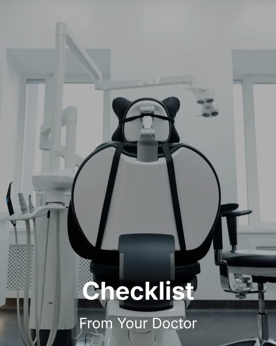 Patient Education Checklist template preview