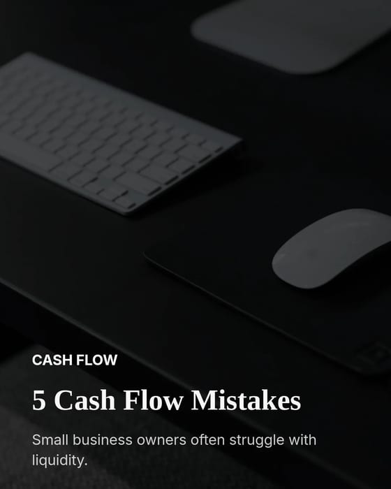 Cash Flow Mistakes template preview