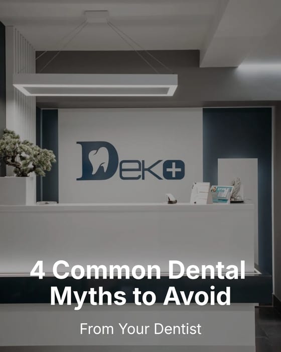 Dental Myths Mistakes template preview